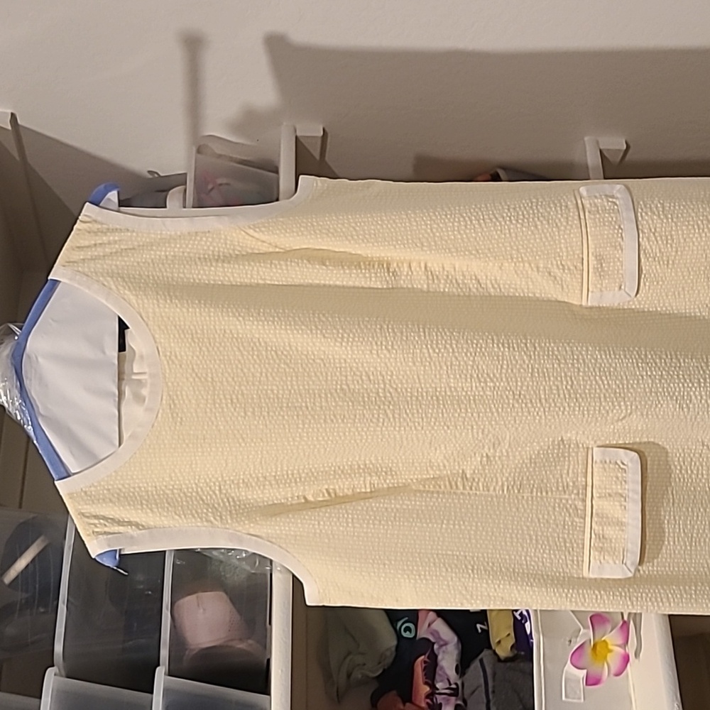Brooks Brothers Yellow Seersucker Dress